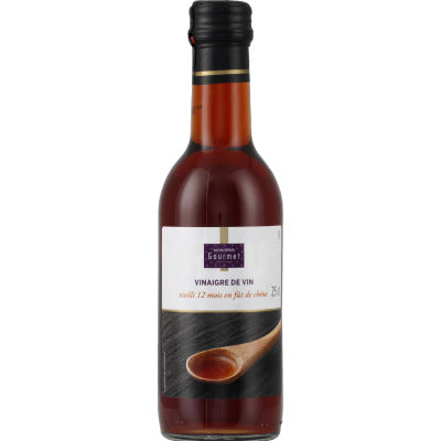 Monoprix Gourmet Vinaigre de vin rouge vieilli 12 mois en fût de chêne 25cl Monoprix Gourmet Vinaigre de vin rouge vieilli 12 mois en fût de chêne 25cl