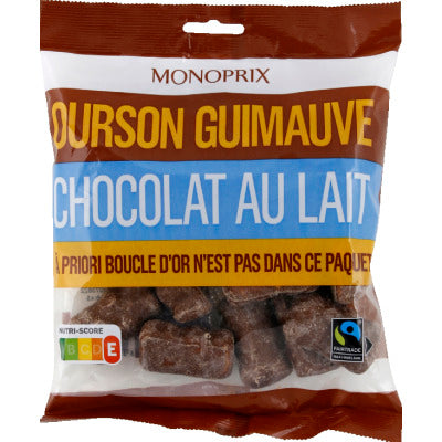 Monoprix Little Bears marshmallow chocolate 200g