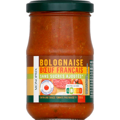 Monoprix Bolognese sauce 190g