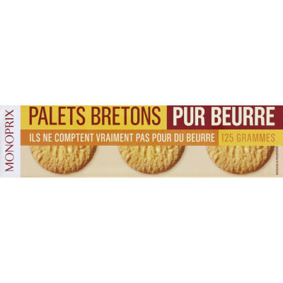 Monoprix Breton Palets Pure Butter 125g Monoprix Breton Palets Pure Butter 125g