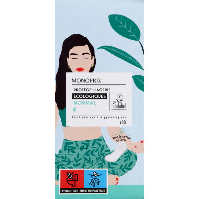 Monoprix Ecological Lingerie Protector Normal X30