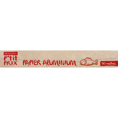 Monoprix P'Tit Prix Aluminum Foil 50M Monoprix P'Tit Prix Aluminum Foil 50M