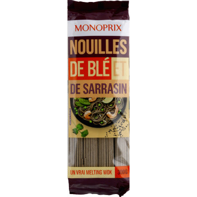 Monoprix Nouilles de Blé et Sarrasin 300g Monoprix Nouilles de Blé et Sarrasin 300g