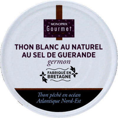 Monoprix Gourmet Natural White Tuna 160g