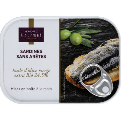 Monoprix Gourmet Sardines in olive oil 87g