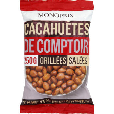 Monoprix Roasted and salted counter peanuts 250g