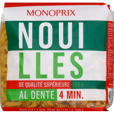 Monoprix Nouilles Qualité Supérieure 500G Monoprix Nouilles Qualité Supérieure 500G