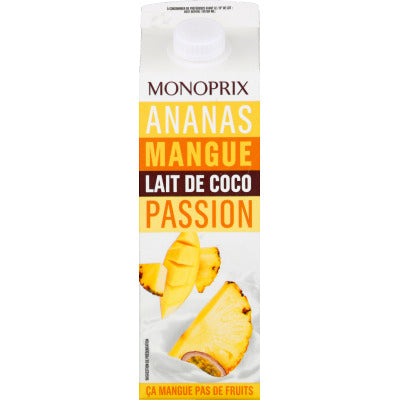 Monoprix Pineapple Mango & Coconut Milk Drink 1L