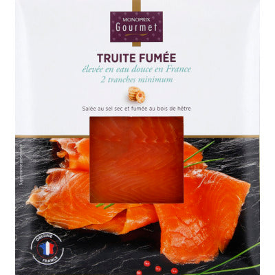 Monoprix Gourmet Smoked Trout France 60g