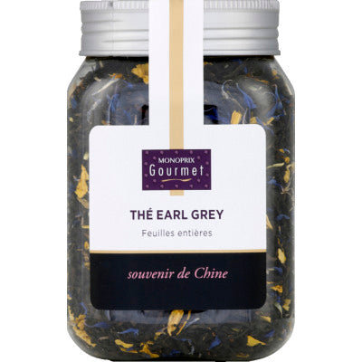 Monoprix Gourmet Earl Grey Tea, Whole Leaves 125G