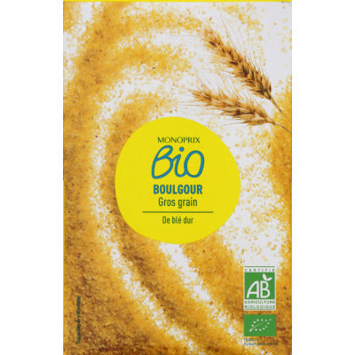 Monoprix Bio Boulgour Gros Grains 500G Monoprix Bio Boulgour Gros Grains 500G
