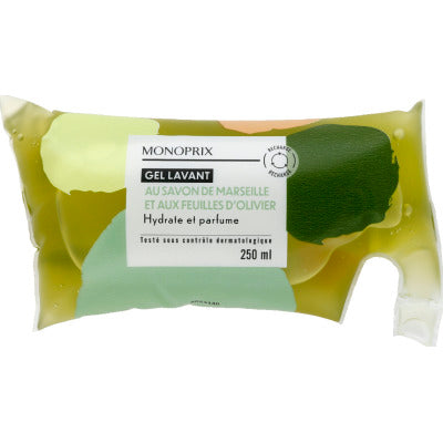 Monoprix Refill Washing Gel Marseille Soap 250Ml