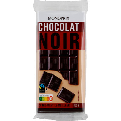 Monoprix Chocolat Noir 3 x 100g Monoprix Chocolat Noir 3 x 100g