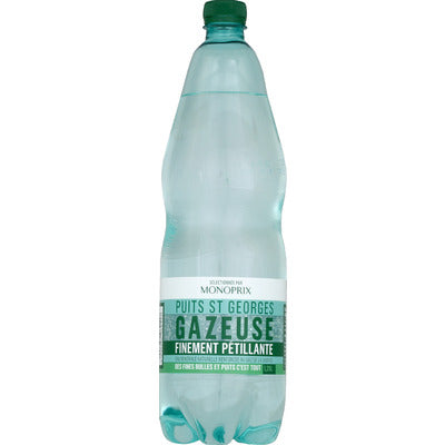Monoprix Eau Gazeuse Puits St Georges Finement Pétillante 1L Monoprix Eau Gazeuse Puits St Georges Finement Pétillante 1L