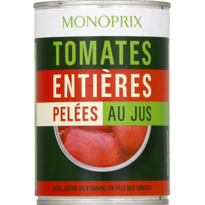 Monoprix Whole Peeled Tomatoes in Juice 238G