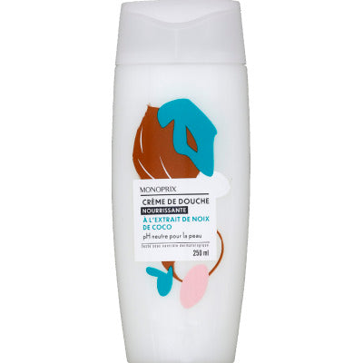 Monoprix Coconut Shower Cream 250ml