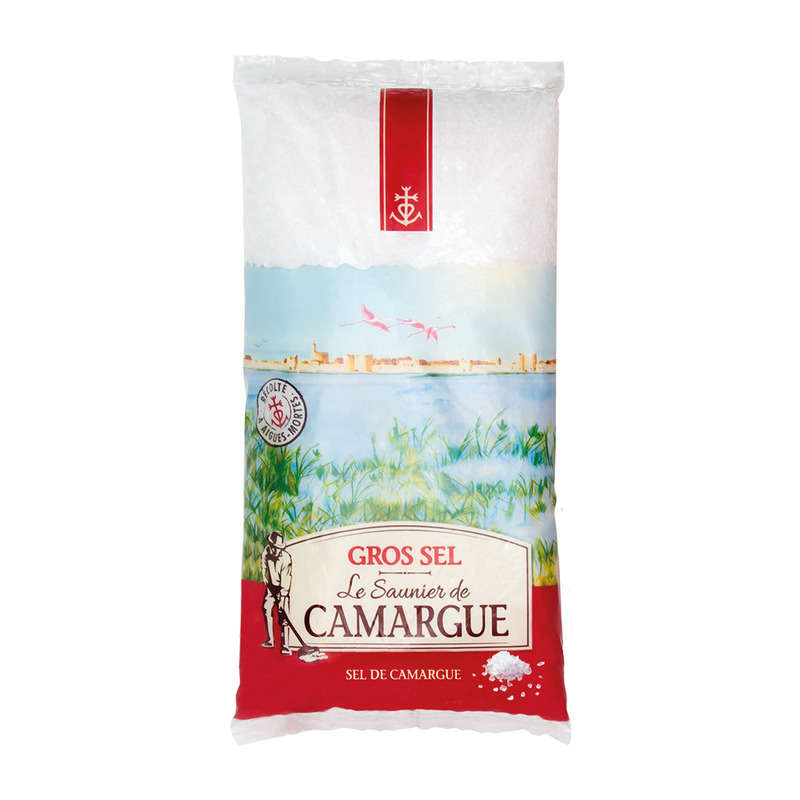 Le Saunier de Camargue gros sel sachet poly 1kg Le Saunier de Camargue gros sel sachet poly 1kg