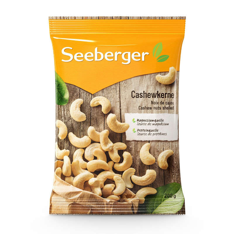 Seeberger Natural Cashew Nuts 200g