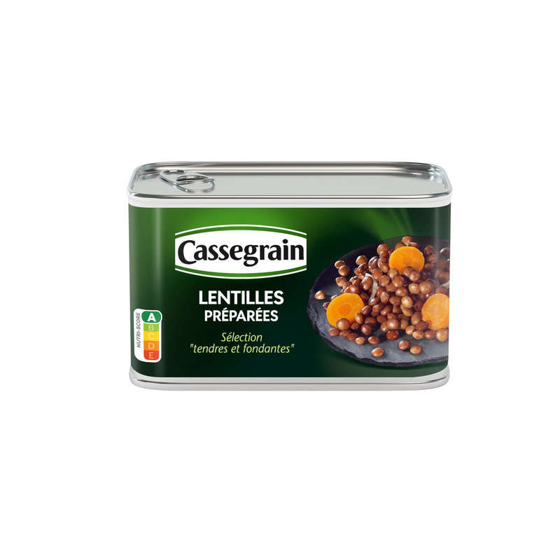 Cassegrain Prepared Lentils Selection Tender and Melting 265G