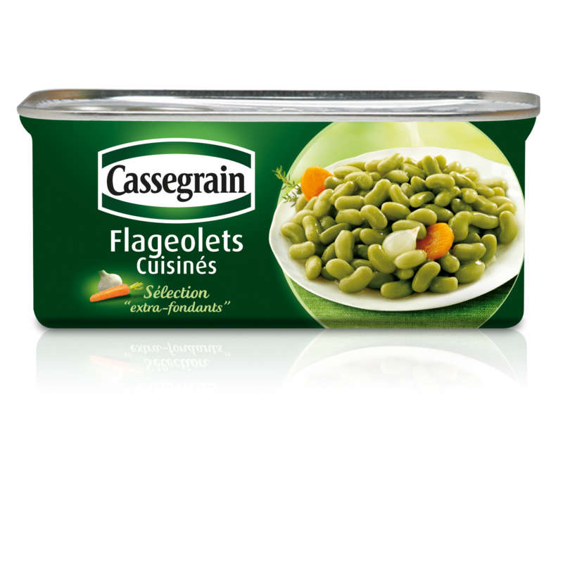 Cassegrain Extra-Fine Flageolets Onions and Carrots 130g
