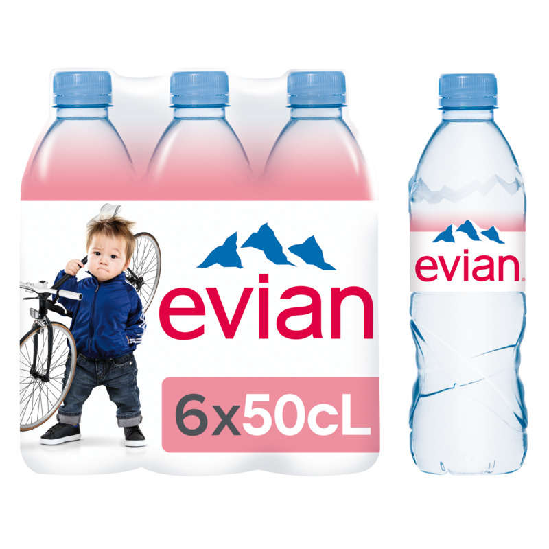 Evian eau minérale naturelle 6x50cl Evian eau minérale naturelle 6x50cl