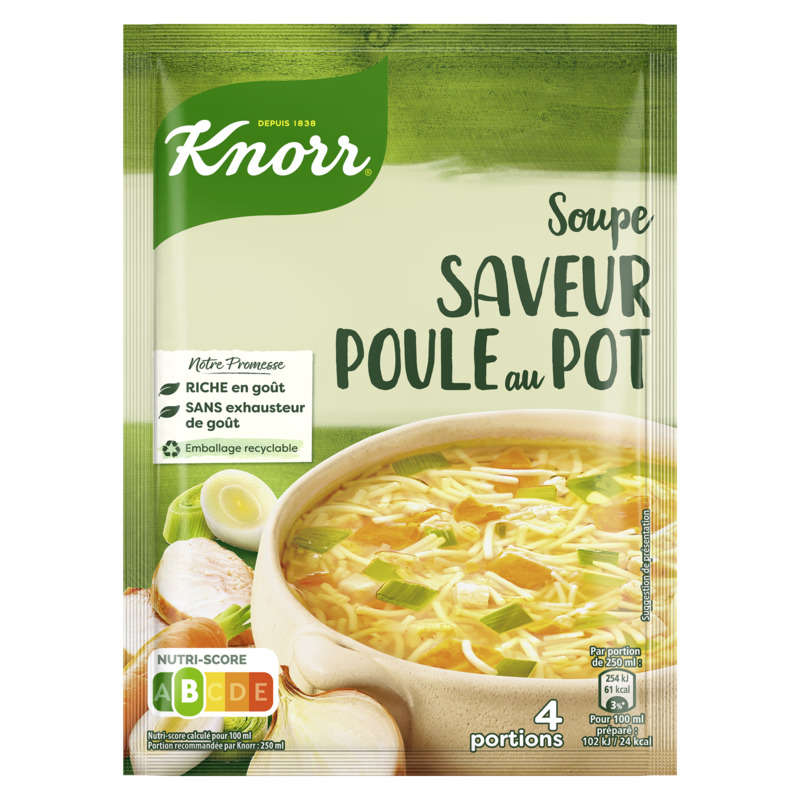 Knorr Chicken Pot Soup with Vegetables 4 Portions 72g