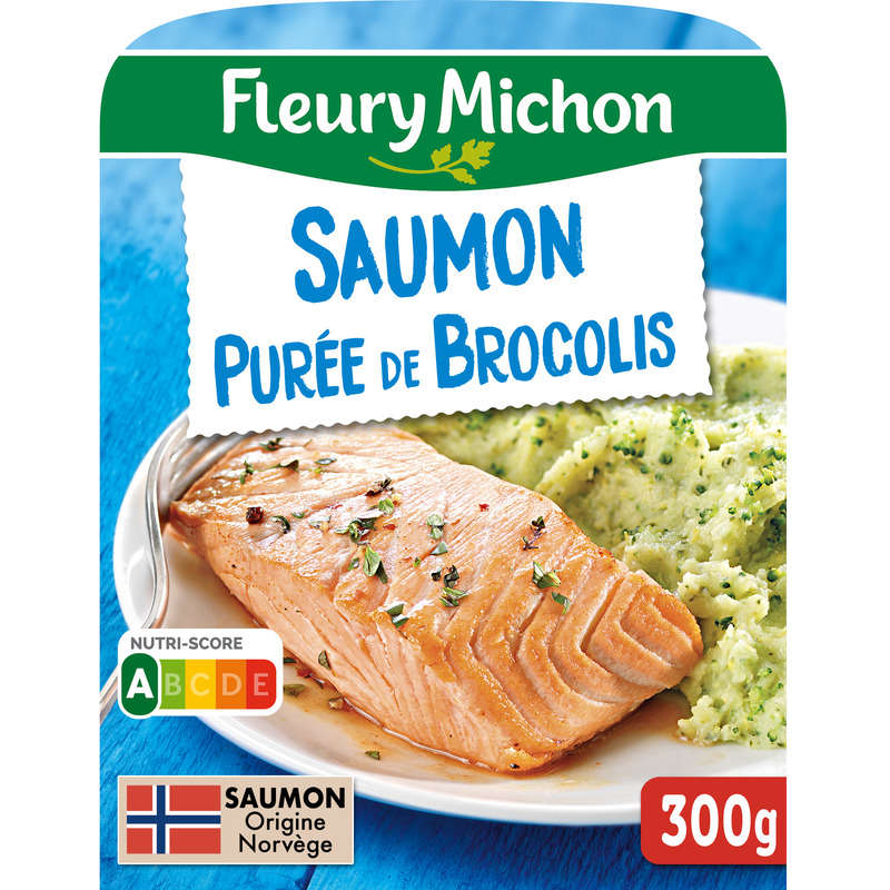 Fleury Michon Salmon Fillet Broccoli Puree 300g