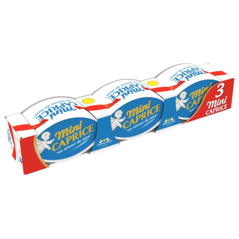 Caprice Des Dieux Mini Soft Cheese X3 Boxes 150G