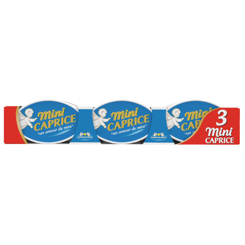 Caprice Des Dieux Mini Soft Cheese X3 Boxes 150G