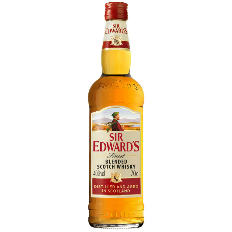 Sir Edward'S Sir Edward blended scotch whisky la bouteille de 70 cl Sir Edward'S Sir Edward blended scotch whisky la bouteille de 70 cl