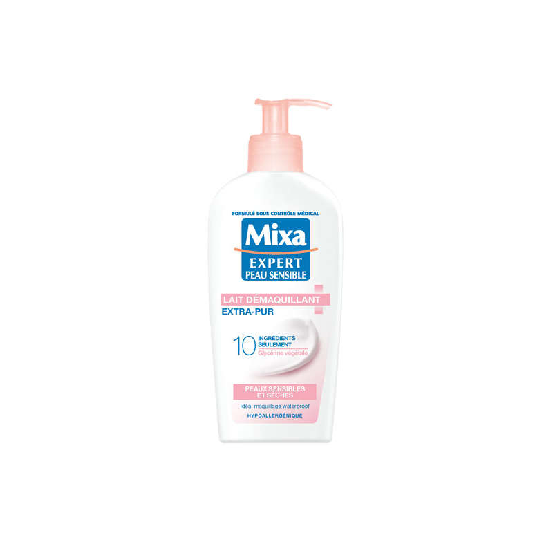 Mixa Lait Démaquillant Antidessèchement Peaux Sensibles 200ml Mixa Lait Démaquillant Antidessèchement Peaux Sensibles 200ml