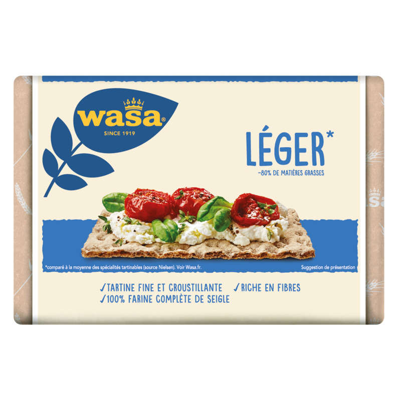 Wasa Léger Tartines Croustillantes 270g Wasa Léger Tartines Croustillantes 270g