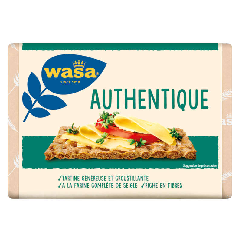 Wasa Tartines Croustillantes au Seigle 275g Wasa Tartines Croustillantes au Seigle 275g