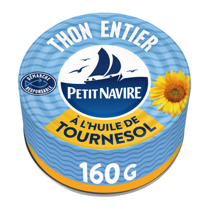 Small Ship Whole Tuna Sunflower Oil 112G
