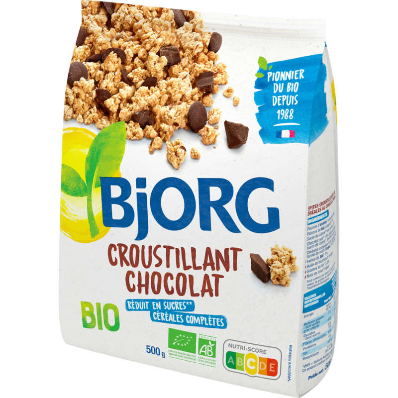 Bjorg Organic Chocolate Crunchy Muesli 500G