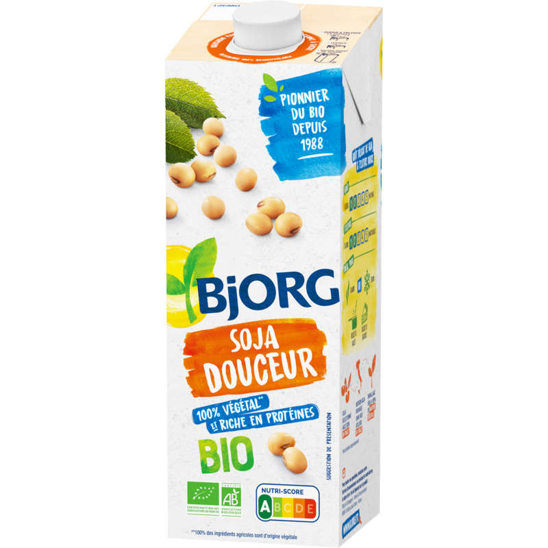Bjorg Organic Gentle Soy Milk 1L