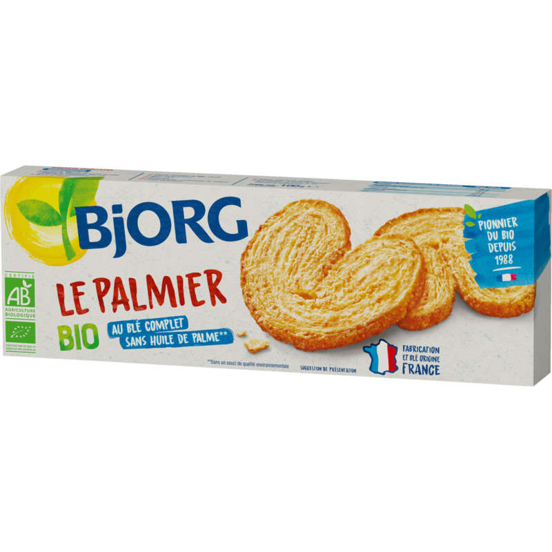 Bjorg Organic Palm Biscuit 100G Bjorg Organic Palm Biscuit 100G