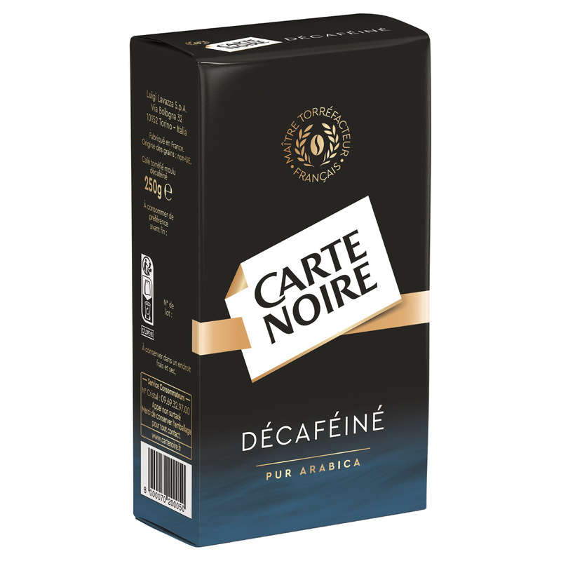 Carte Noire Café Pur Arabica Décaféiné 250g Carte Noire Café Pur Arabica Décaféiné 250g
