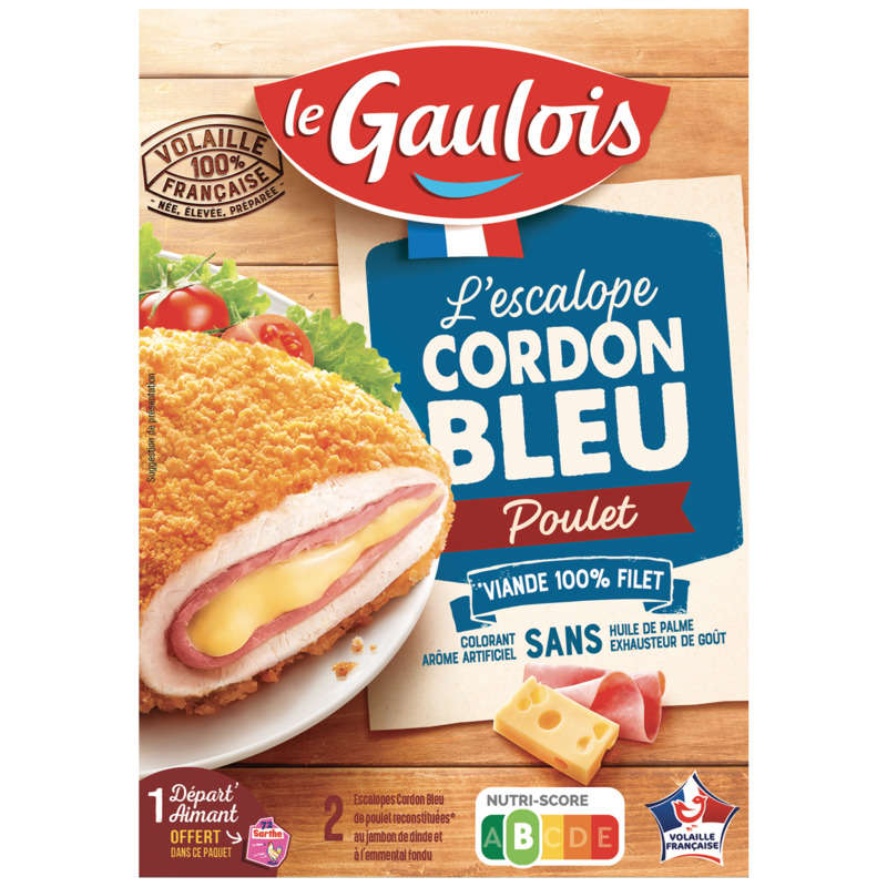 Le Gaulois Cordons Bleus Poulet X2 200G Le Gaulois Cordons Bleus Poulet X2 200G