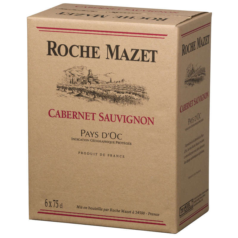 Roche Mazet Vin De Pays D'Oc Igp, Rouge 75cl Roche Mazet Vin De Pays D'Oc Igp, Rouge 75cl