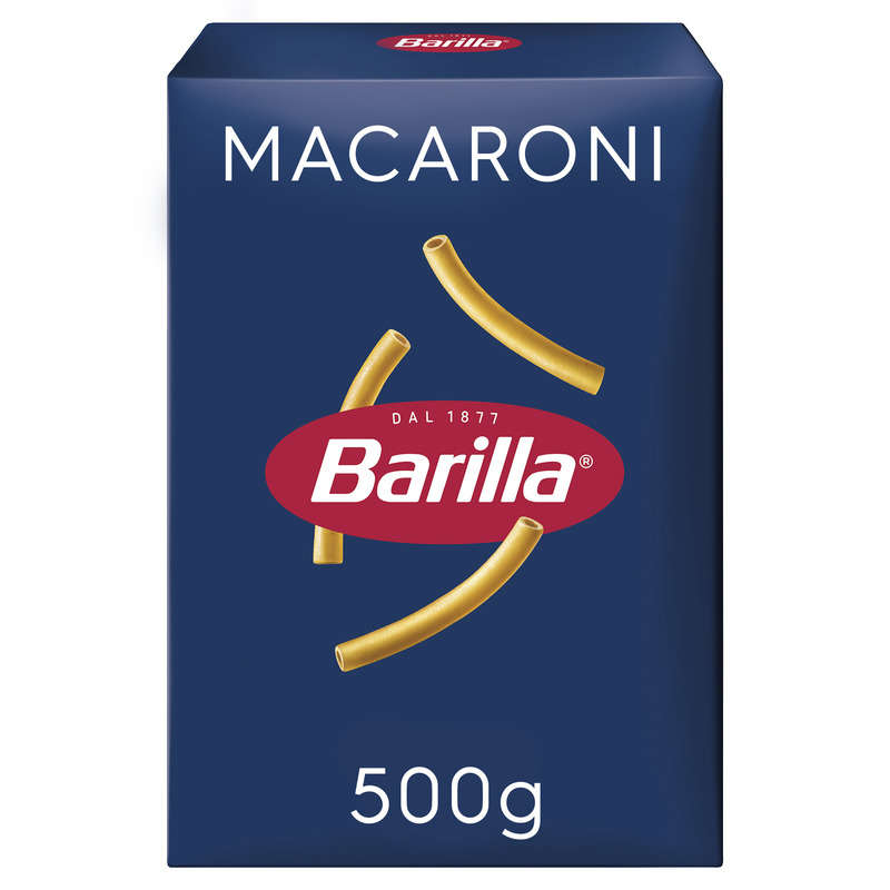 Barilla Pâtes Macaroni 500g Barilla Pâtes Macaroni 500g