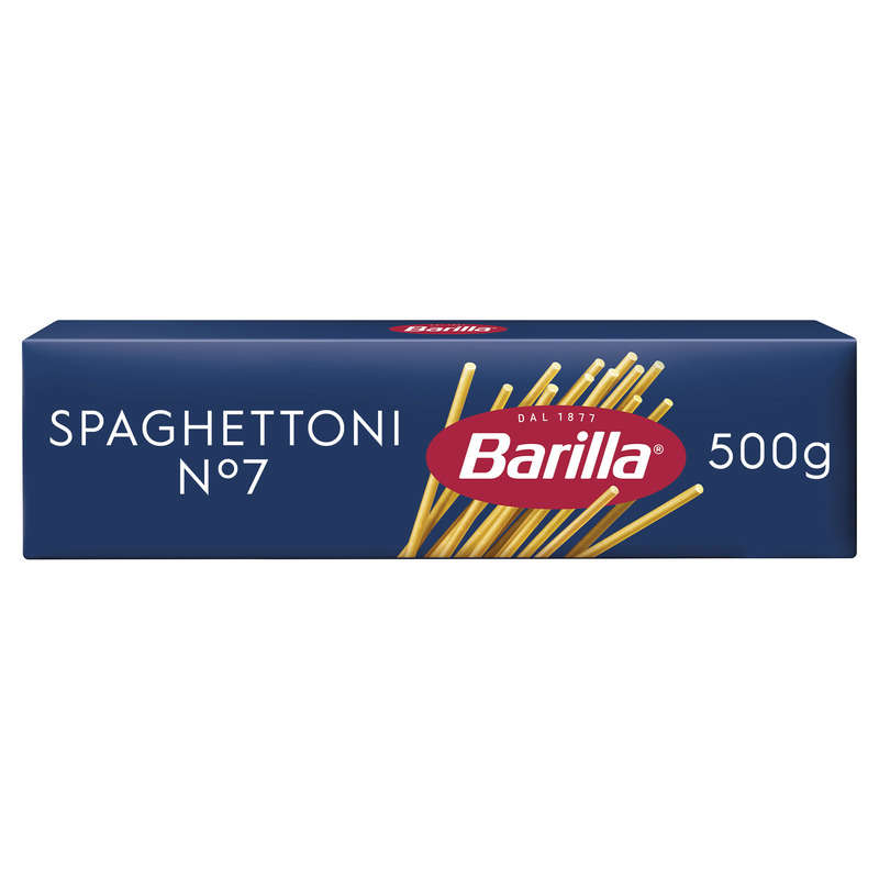 Barilla Pâtes Spaghettoni n°7 500g Barilla Pâtes Spaghettoni n°7 500g