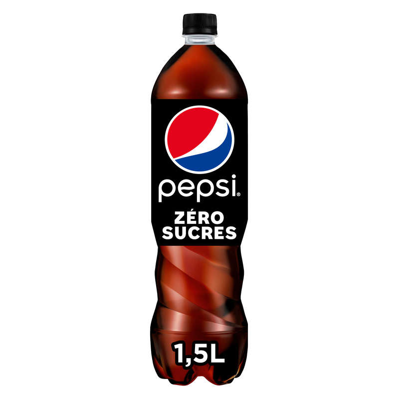 Pepsi Zéro Boisson Gazeuse Cola La Bouteille de 1,5L Pepsi Zéro Boisson Gazeuse Cola La Bouteille de 1,5L
