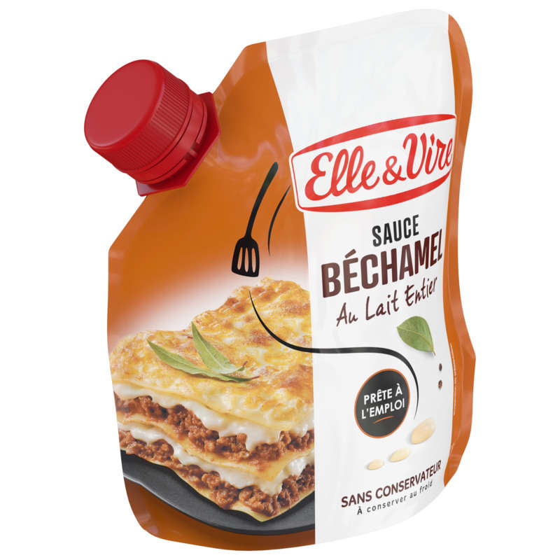 Elle&Vire Whole milk béchamel sauce 33cl pouch size