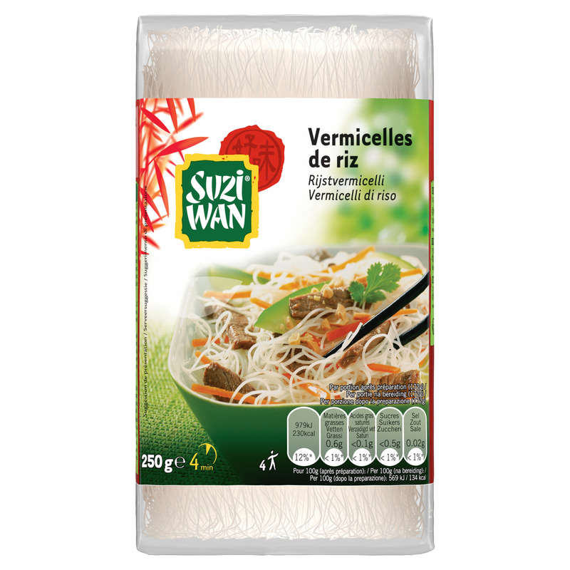 Suzi Wan Vermicelles de Riz 250g Suzi Wan Vermicelles de Riz 250g