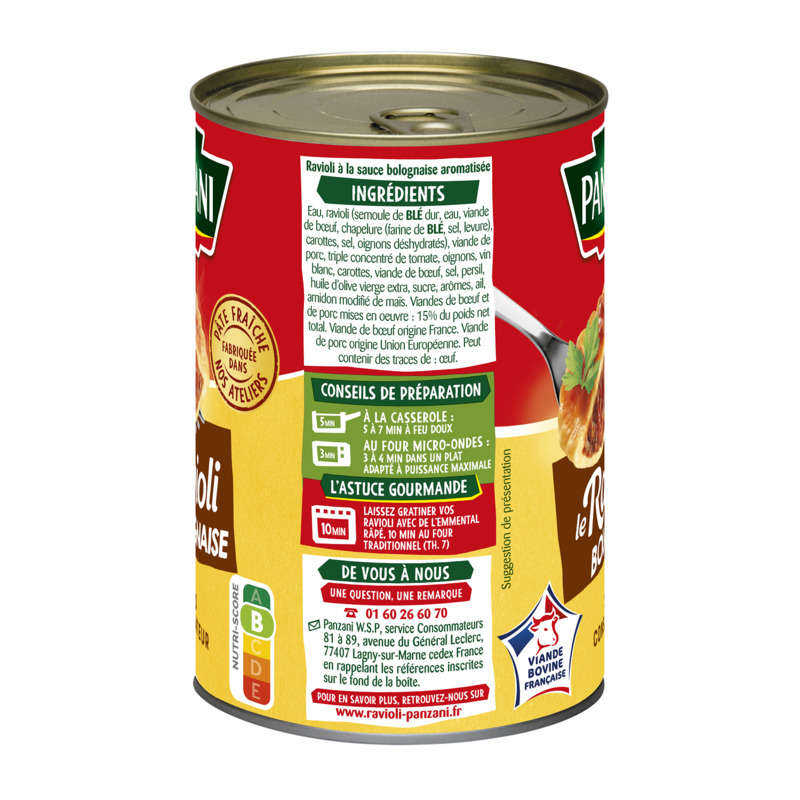 Panzani Ravioli Bolognese Sauce 400g