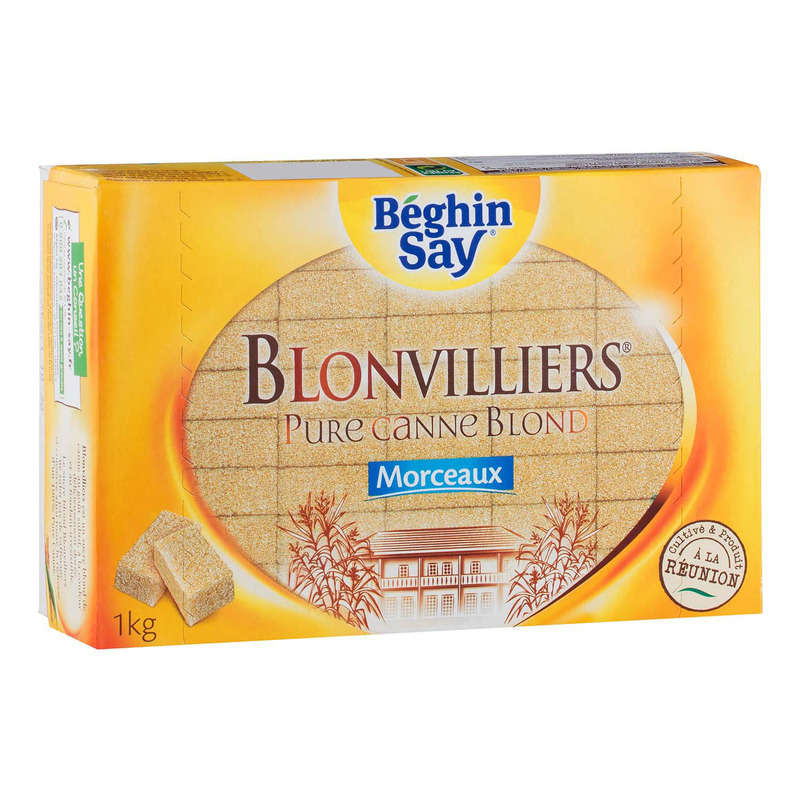 Blonvilliers Sucre Roux De Canne En Morceaux Le Pack De 1Kg Blonvilliers Sucre Roux De Canne En Morceaux Le Pack De 1Kg