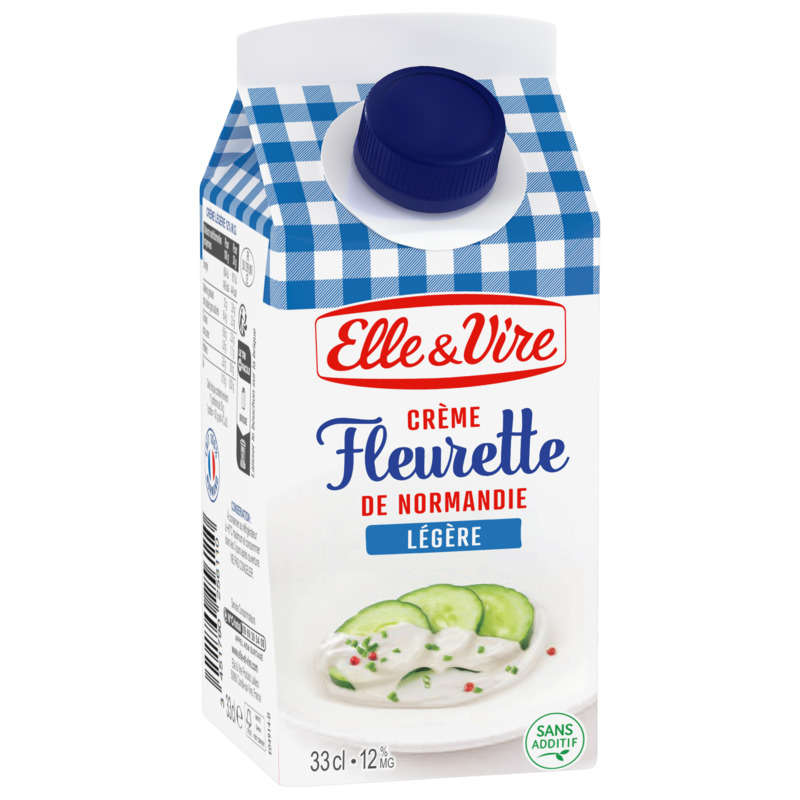 Elle&Vire light whipping cream 33cl