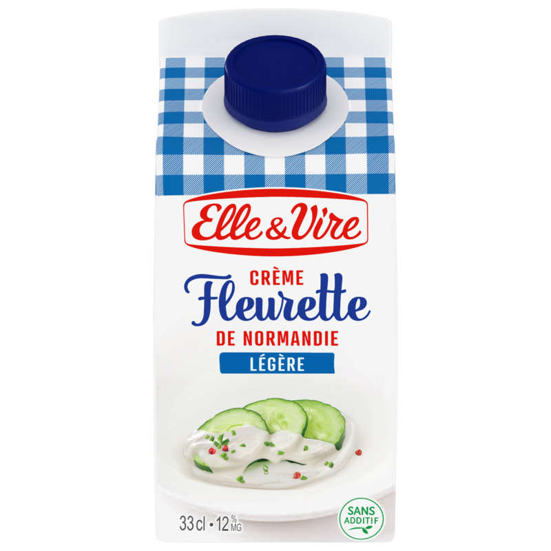 Elle&Vire light whipping cream 33cl