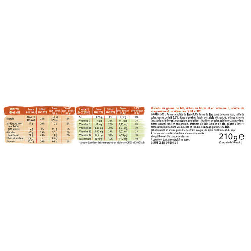 Gerblé Whole wheat germ biscuits 210g